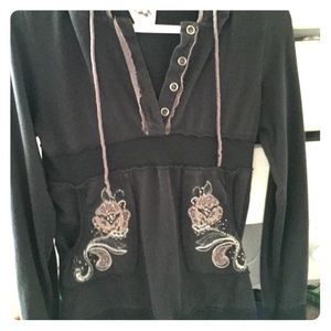 Miss Me embroidered hoodie